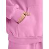imageAUTOMET Womens 2 Piece Outfits Lounge Hoodie Sweatsuit Sets Oversized Sweatshirt Baggy Fall Fashion Sweatpants with PocketsPink