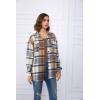 imageAUTOMET Womens Fall Outfits Fashion Clothes Shackets Flannel Plaid Button Down Long Sleeve Shirts JacketsBluebrown