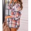 imageAUTOMET Womens Fall Outfits Fashion Clothes Shackets Flannel Plaid Button Down Long Sleeve Shirts JacketsBluepink