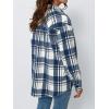 imageAUTOMET Womens Fall Outfits Fashion Clothes Shackets Flannel Plaid Button Down Long Sleeve Shirts JacketsBluewhite
