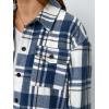 imageAUTOMET Womens Fall Outfits Fashion Clothes Shackets Flannel Plaid Button Down Long Sleeve Shirts JacketsBluewhite