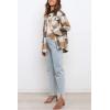 imageAUTOMET Womens Fall Outfits Fashion Clothes Shackets Flannel Plaid Button Down Long Sleeve Shirts JacketsBrown