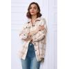 imageAUTOMET Womens Fall Outfits Fashion Clothes Shackets Flannel Plaid Button Down Long Sleeve Shirts JacketsKhaki