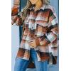 imageAUTOMET Womens Fall Outfits Fashion Clothes Shackets Flannel Plaid Button Down Long Sleeve Shirts JacketsOrange
