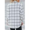 imageAUTOMET Womens Fall Outfits Fashion Clothes Shackets Flannel Plaid Button Down Long Sleeve Shirts JacketsWhite