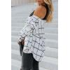 imageAUTOMET Womens Fall Outfits Fashion Clothes Shackets Flannel Plaid Button Down Long Sleeve Shirts JacketsWhite