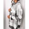imageAUTOMET Womens Fall Outfits Fashion Clothes Shackets Flannel Plaid Button Down Long Sleeve Shirts JacketsWhitegrey
