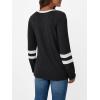 imageAUTOMET Womens Long Sleeve Shirts Color Block Casual Crewneck Tops Tshirt Basic Tee Fall Fashion Clothes Trendy OutfitsBlack