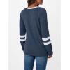 imageAUTOMET Womens Long Sleeve Shirts Color Block Casual Crewneck Tops Tshirt Basic Tee Fall Fashion Clothes Trendy OutfitsBlue