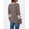 imageAUTOMET Womens Long Sleeve Shirts Color Block Casual Crewneck Tops Tshirt Basic Tee Fall Fashion Clothes Trendy OutfitsCoffeegrey