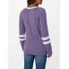 imageAUTOMET Womens Long Sleeve Shirts Color Block Casual Crewneck Tops Tshirt Basic Tee Fall Fashion Clothes Trendy OutfitsPurple