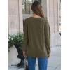 imageAUTOMET Womens Long Sleeve Shirts Loose Fitted Crewneck Basic Tops Casual Outfits Fall Clothes 2025Army Green