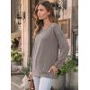 imageAUTOMET Womens Long Sleeve Shirts Loose Fitted Crewneck Basic Tops Casual Outfits Fall Clothes 2025Coffee Grey