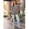 imageAUTOMET Womens Long Sleeve Shirts Loose Fitted Crewneck Basic Tops Casual Outfits Fall Clothes 2025Coffee Grey