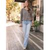 imageAUTOMET Womens Long Sleeve Shirts Loose Fitted Crewneck Basic Tops Casual Outfits Fall Clothes 2025Coffee Grey