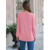 imageAUTOMET Womens Long Sleeve Shirts Loose Fitted Crewneck Basic Tops Casual Outfits Fall Clothes 2025Pink