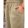 imageAUTOMET Womens Wide Leg Sweatpants Fleece Lined Baggy Straight Leg Lounge Pants Fall Outfits Athletic Joggers with PocketsBeige
