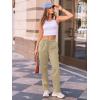 imageAUTOMET Womens Wide Leg Sweatpants Fleece Lined Baggy Straight Leg Lounge Pants Fall Outfits Athletic Joggers with PocketsBeige