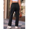 imageAUTOMET Womens Wide Leg Sweatpants Fleece Lined Baggy Straight Leg Lounge Pants Fall Outfits Athletic Joggers with PocketsBlack