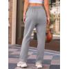 imageAUTOMET Womens Wide Leg Sweatpants Fleece Lined Baggy Straight Leg Lounge Pants Fall Outfits Athletic Joggers with PocketsBlackgrey