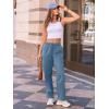 imageAUTOMET Womens Wide Leg Sweatpants Fleece Lined Baggy Straight Leg Lounge Pants Fall Outfits Athletic Joggers with PocketsLightblue