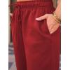 imageAUTOMET Womens Wide Leg Sweatpants Fleece Lined Baggy Straight Leg Lounge Pants Fall Outfits Athletic Joggers with PocketsRed