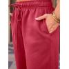 imageAUTOMET Womens Wide Leg Sweatpants Fleece Lined Baggy Straight Leg Lounge Pants Fall Outfits Athletic Joggers with PocketsWatermelonred