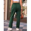 imageAUTOMET Womens Wide Leg Sweatpants Fleece Lined Baggy Straight Leg Lounge Pants Fall Outfits Athletic Joggers with PocketsXmasgreen