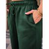 imageAUTOMET Womens Wide Leg Sweatpants Fleece Lined Baggy Straight Leg Lounge Pants Fall Outfits Athletic Joggers with PocketsXmasgreen