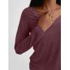 imageAUTOMET Long Sleeve T Shirts for Women Lace V Neck Casual Cute Tops Loose Fit Fall Winter Basic ClothingWinered