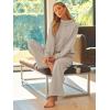 imageAUTOMET Lounge Sets for Women Sweatsuits 2 Piece Outfits 2025 Fall Drawstring Sweatshirt Wide Leg Sweatpants TracksuitCoffeegrey