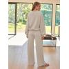 imageAUTOMET Lounge Sets for Women Sweatsuits 2 Piece Outfits 2025 Fall Drawstring Sweatshirt Wide Leg Sweatpants TracksuitCoffeegrey