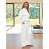 imageAUTOMET Lounge Sets for Women Sweatsuits 2 Piece Outfits 2025 Fall Drawstring Sweatshirt Wide Leg Sweatpants TracksuitWhite
