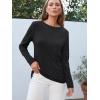 imageAUTOMET Spring Tops Womens Long Sleeve Shirts Workout Plus Size Tees Fall Outfits Clothes 202501black