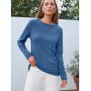 imageAUTOMET Spring Tops Womens Long Sleeve Shirts Workout Plus Size Tees Fall Outfits Clothes 202501blue