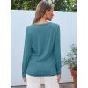 imageAUTOMET Spring Tops Womens Long Sleeve Shirts Workout Plus Size Tees Fall Outfits Clothes 202501bluegreen