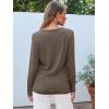 imageAUTOMET Spring Tops Womens Long Sleeve Shirts Workout Plus Size Tees Fall Outfits Clothes 202501darkcoffee