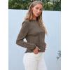 imageAUTOMET Spring Tops Womens Long Sleeve Shirts Workout Plus Size Tees Fall Outfits Clothes 202501darkcoffee