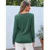 imageAUTOMET Spring Tops Womens Long Sleeve Shirts Workout Plus Size Tees Fall Outfits Clothes 202501darkgreen