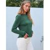 imageAUTOMET Spring Tops Womens Long Sleeve Shirts Workout Plus Size Tees Fall Outfits Clothes 202501darkgreen