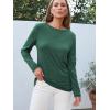 imageAUTOMET Spring Tops Womens Long Sleeve Shirts Workout Plus Size Tees Fall Outfits Clothes 202501darkgreen