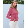imageAUTOMET Spring Tops Womens Long Sleeve Shirts Workout Plus Size Tees Fall Outfits Clothes 202501hotpink