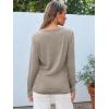 imageAUTOMET Spring Tops Womens Long Sleeve Shirts Workout Plus Size Tees Fall Outfits Clothes 202501khaki