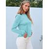 imageAUTOMET Spring Tops Womens Long Sleeve Shirts Workout Plus Size Tees Fall Outfits Clothes 202501lakegreen