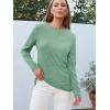 imageAUTOMET Spring Tops Womens Long Sleeve Shirts Workout Plus Size Tees Fall Outfits Clothes 202501lightgreen