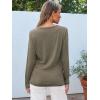 imageAUTOMET Spring Tops Womens Long Sleeve Shirts Workout Plus Size Tees Fall Outfits Clothes 202501olive