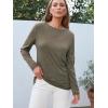 imageAUTOMET Spring Tops Womens Long Sleeve Shirts Workout Plus Size Tees Fall Outfits Clothes 202501olive
