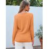 imageAUTOMET Spring Tops Womens Long Sleeve Shirts Workout Plus Size Tees Fall Outfits Clothes 202501orange