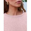 imageAUTOMET Spring Tops Womens Long Sleeve Shirts Workout Plus Size Tees Fall Outfits Clothes 202501pink