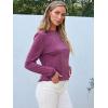 imageAUTOMET Spring Tops Womens Long Sleeve Shirts Workout Plus Size Tees Fall Outfits Clothes 202501purple